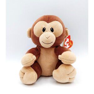 Baby Ty BANANA the Monkey Soft Plush Stuffed Animal Toy 6" w/Hangtag